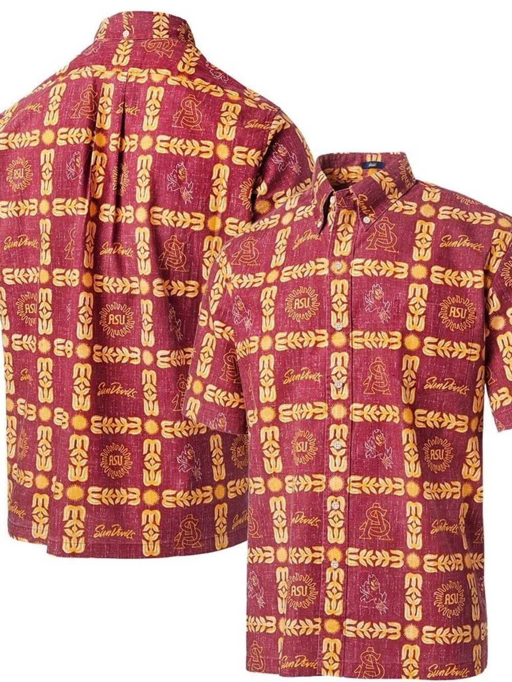 Arizona State Sun Devils Mens Shirt Size 3XL Reyn Spooner Button Down Big & Tall